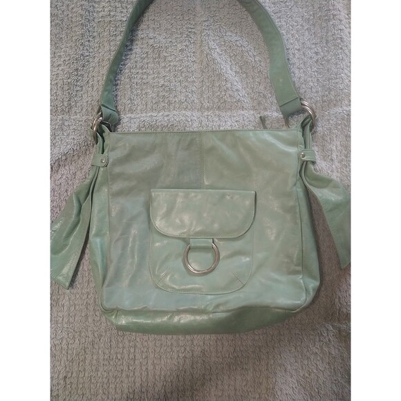 Latico Leather Hobo Green Purse Boho - Picture 3 of 11